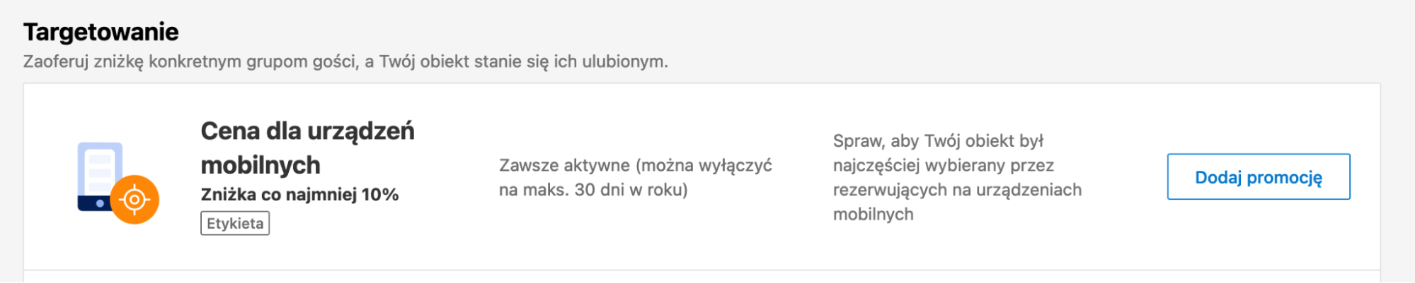 Cena dla urządzeń mobilnych
