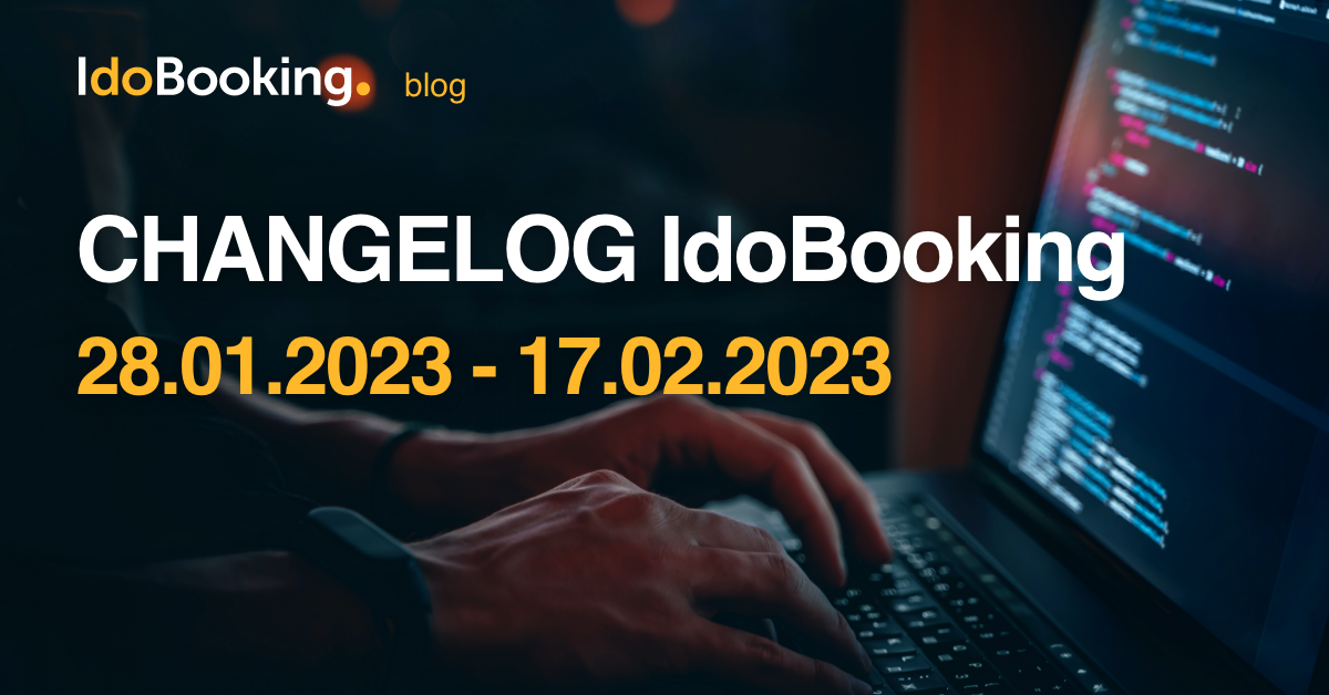 Changelog IdoBooking